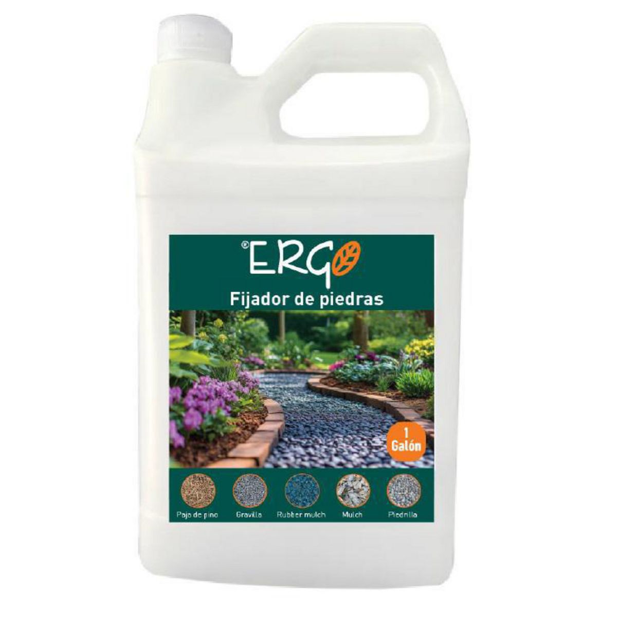 ERGO - Fijador de piedra mulch galón