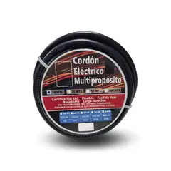 ELFLE - Cordón HO5VV-F 3x2,5 mm2 10 metro(s) Negro