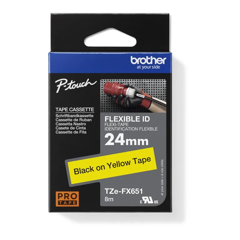 Cinta de rotuladora TZEFX651 24mm
