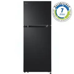 LG - Refrigerador Top Freezer No Frost 217 Litros Negro VT22BPM