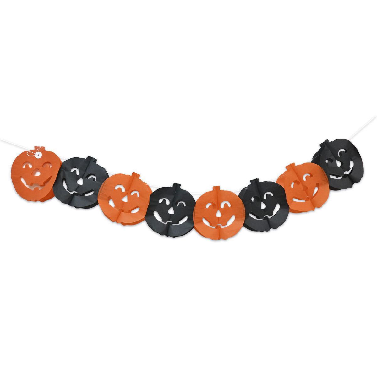 PRONOBEL - Guirnalda Papel Calabaza 2 m