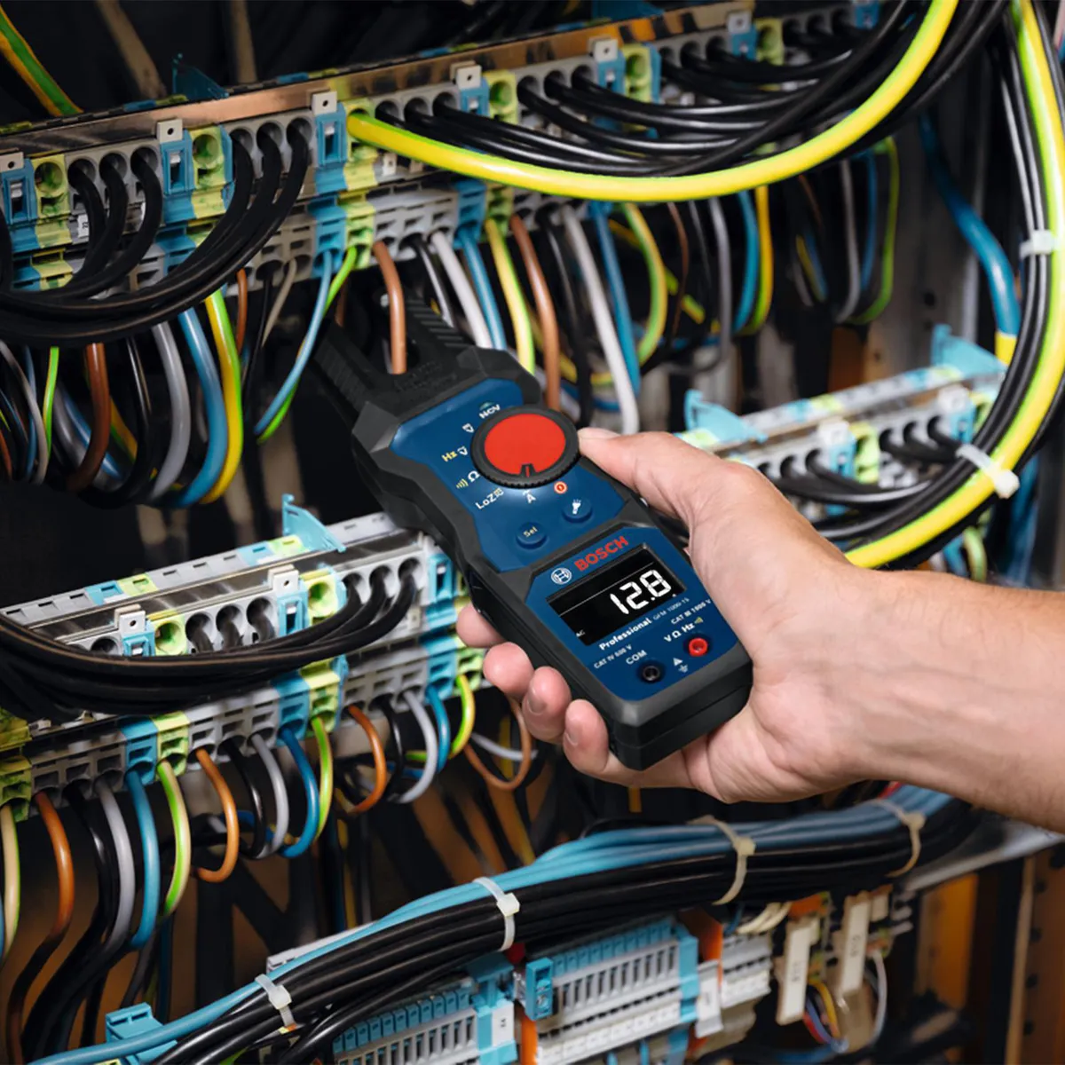 BOSCH - Amperímetro de horquilla TRMS GFM 1000-15