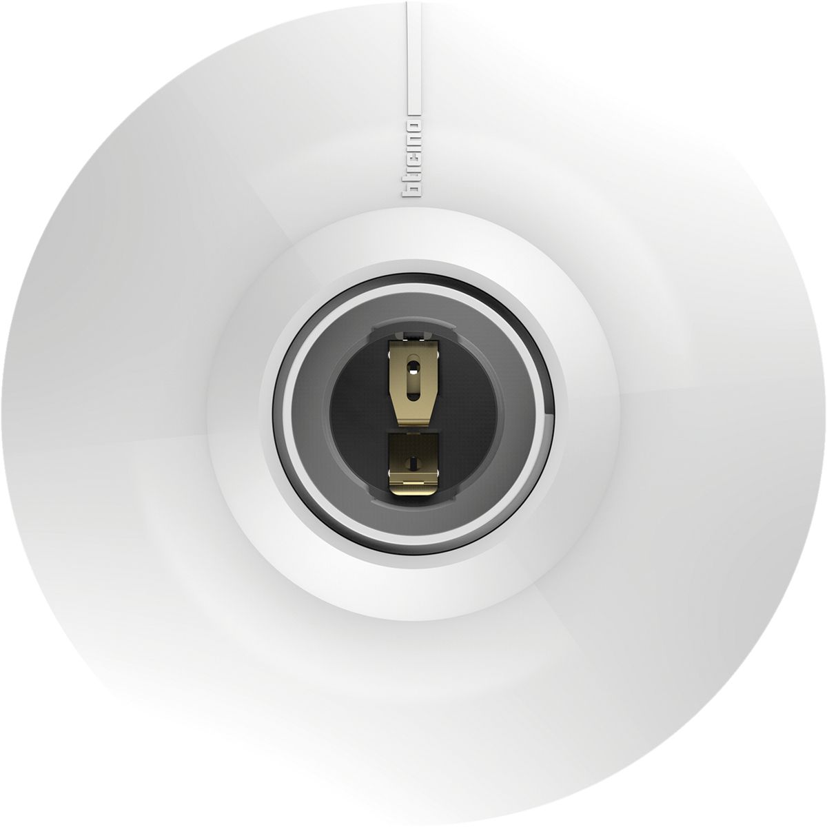 BTICINO - Portalámpara Plafón P23B 2 Piezas E27 Blanco