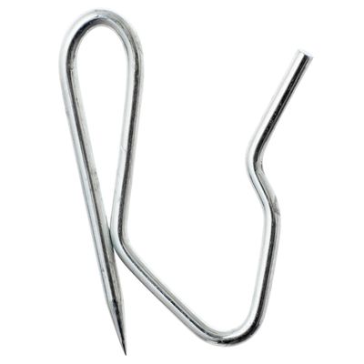 Imagen 2 del producto Set De 24 Ganchos Grandes Para Barra De Cortina 3 Cm