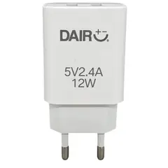 DAIRU - Cargador 2 tomas USB-A