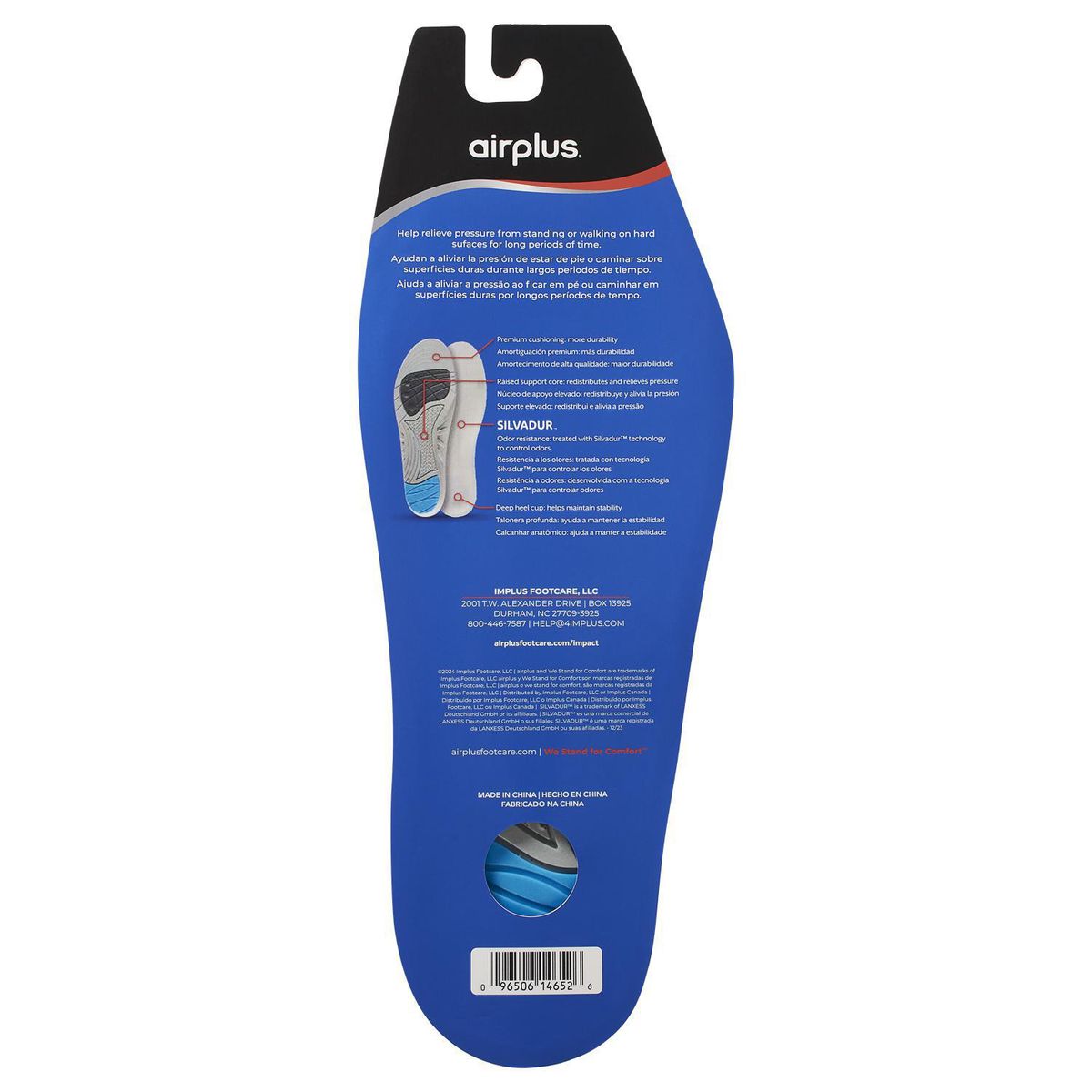 AIRPLUS - Plantilla Work Comfort Memory Talla 7-13