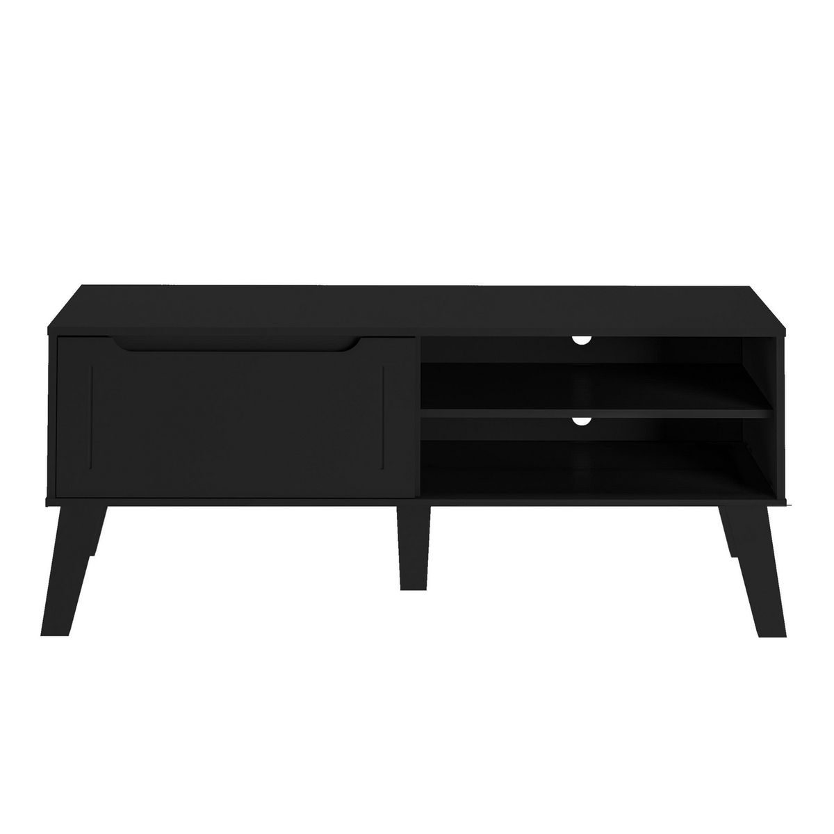 EXIT - Rack TV 55 " Lotus Negro 134x60x40 cm
