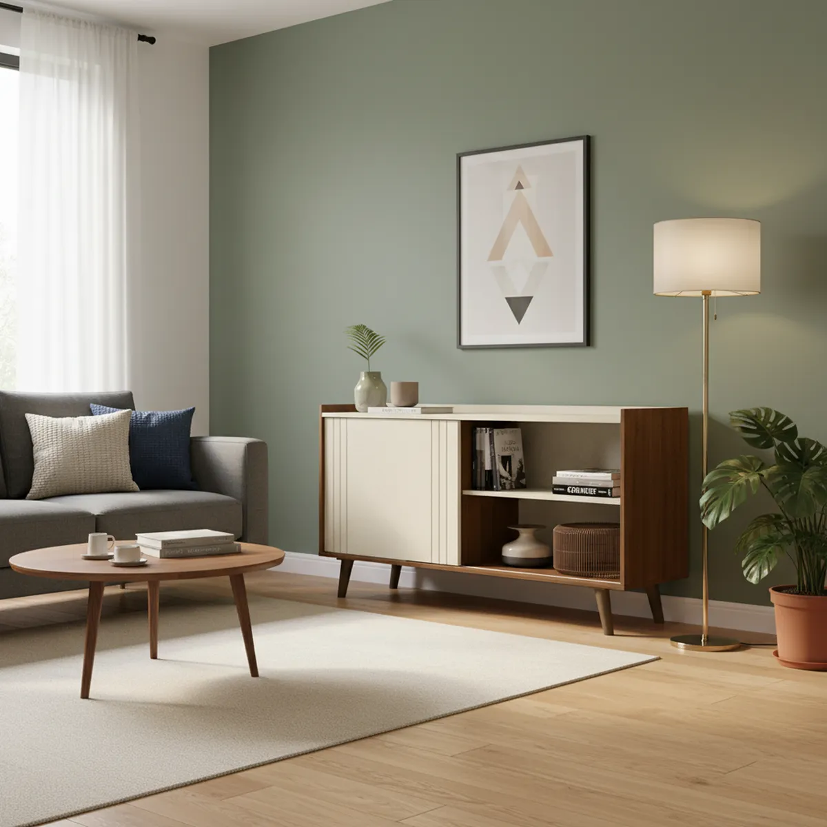 EXIT - Rack TV 50 " Austin Perla 135.7x70.5x36 cm