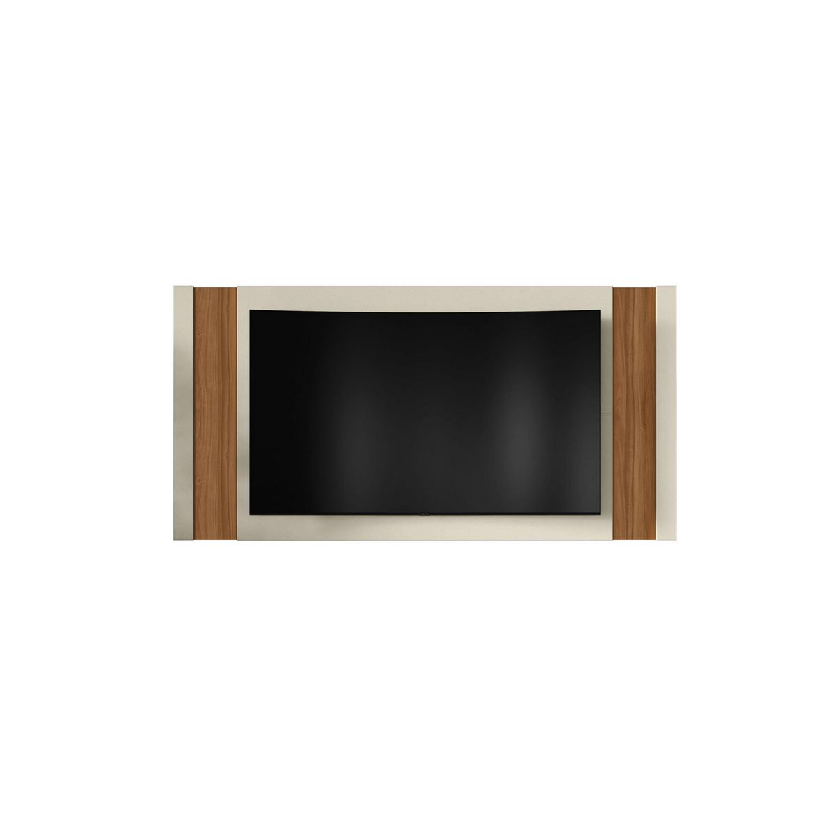 EXIT - Panel TV 65 " Extensible 65" Canela/Blanco 180x90x3 cm