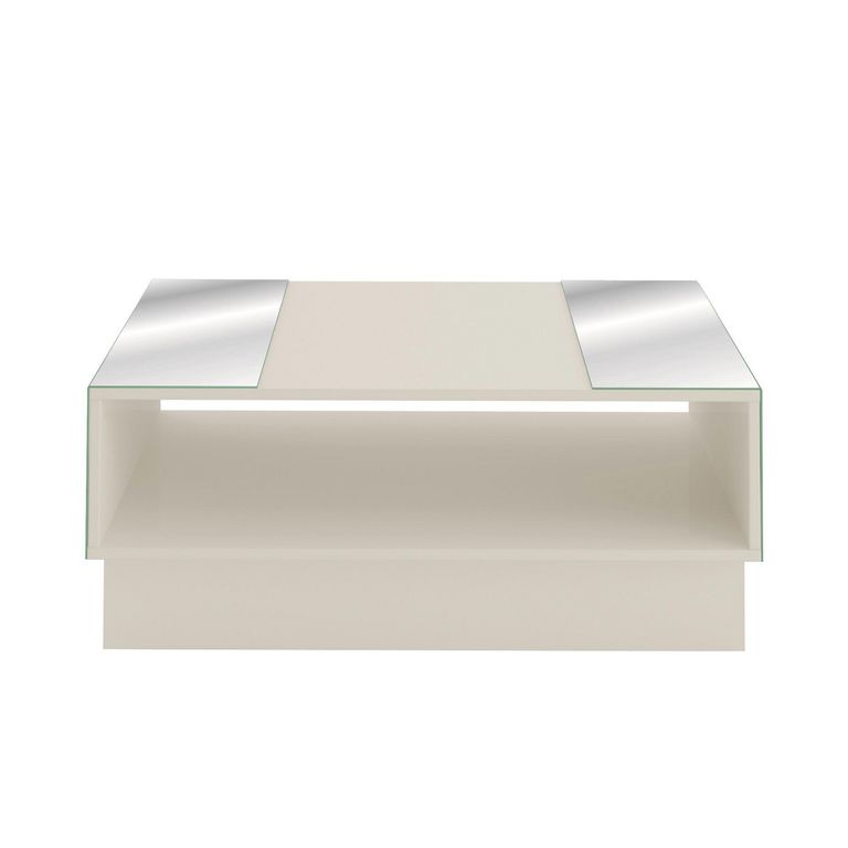 EXIT Mesa de centro Detroit Blanco 60x60x35 cm