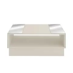 EXIT - Mesa de centro Detroit Blanco 60x60x35 cm