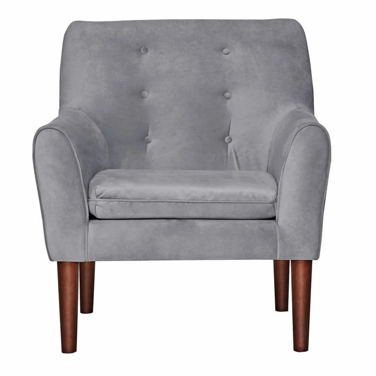 MASEL - Poltrona 1 cuerpo Bergen 78x98x70 cm Gris