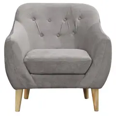 MASEL - Poltrona 1 cuerpo Norway 87x90x85 cm Gris