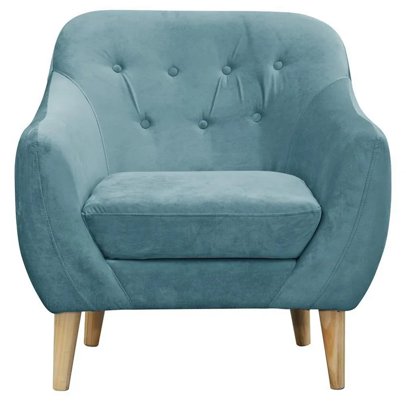MASEL - Poltrona 1 cuerpo Norway 87x90x85 cm Turquesa