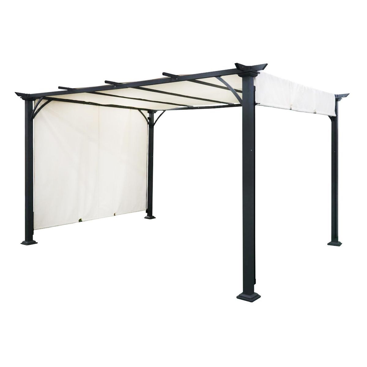 EL BARCO - Pérgola Marfil Poliéster 300x400x230 cm