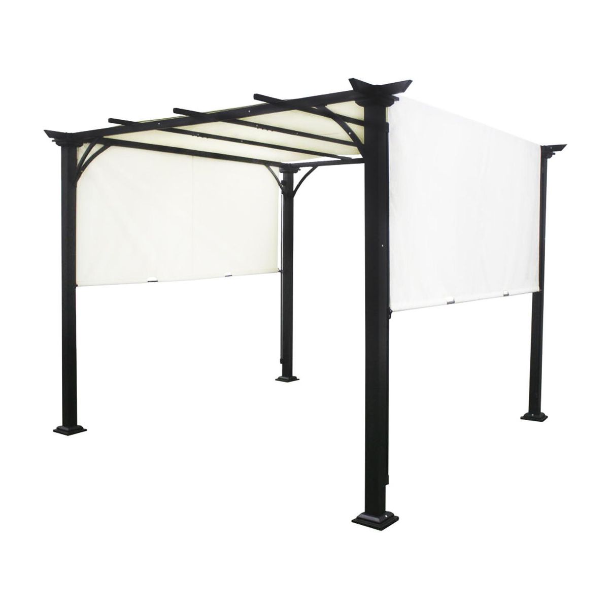 EL BARCO - Pérgola Marfil Poliéster 300x300x230 cm