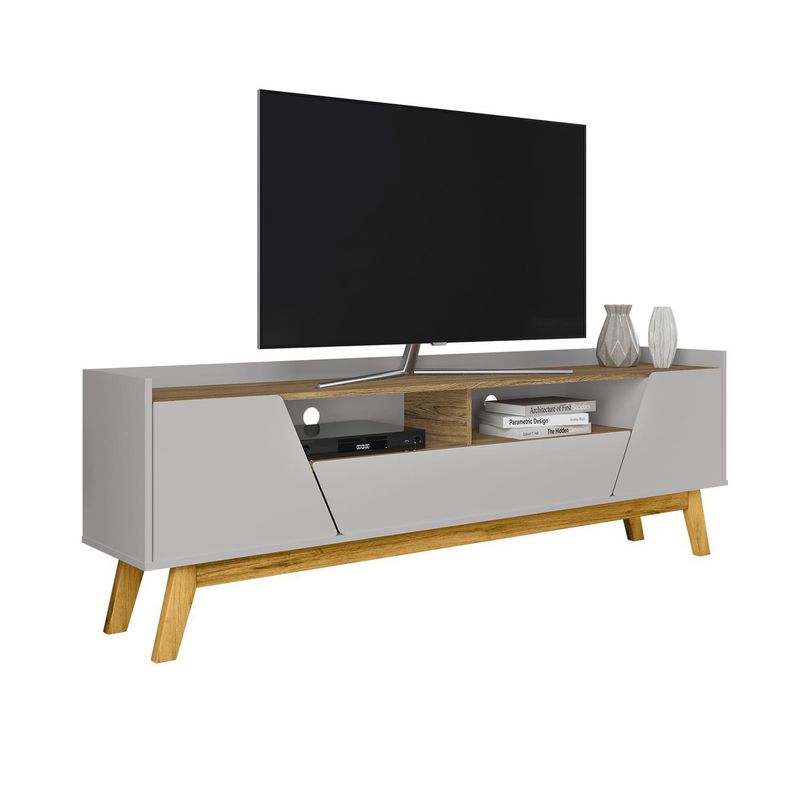 HOGA - Rack TV 75 " Hoga Florencia Blanco invierno 180x60x36 cm