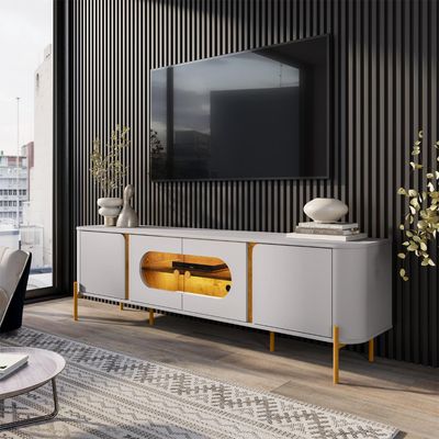 Imagen 2 del producto Rack TV 75 "" Juquehy Blanco invierno 180x57x39 cm