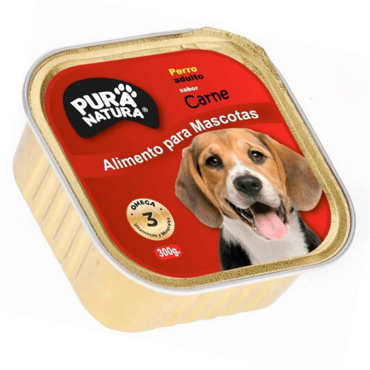 PURA NATURA - Alimento Húmedo para Perro Adulto Carne 0.30 kg