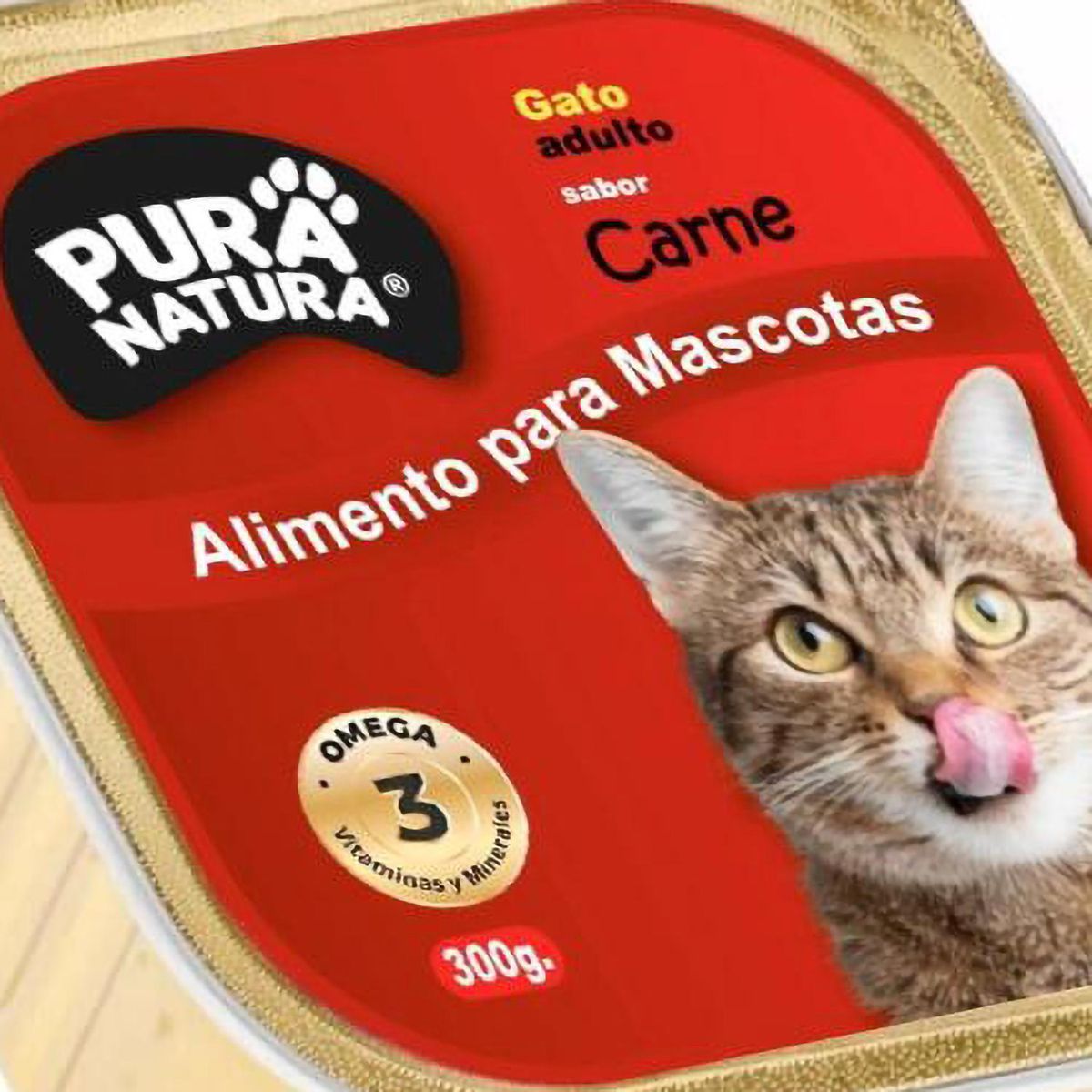 PURA NATURA - Alimento Húmedo para Gato Adulto Carne 0.30 kg