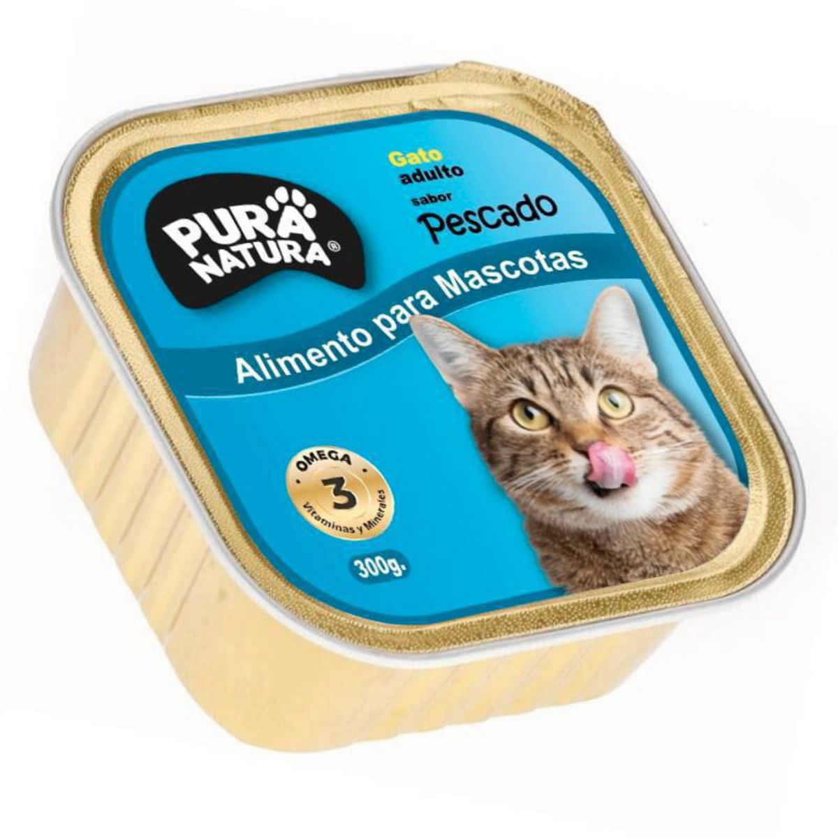 PURA NATURA - Alimento Húmedo para Gato Adulto Pescado 0.30 kg