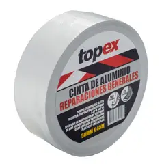 TOPEX - Cinta adhesiva aluminio 50mm x 45m