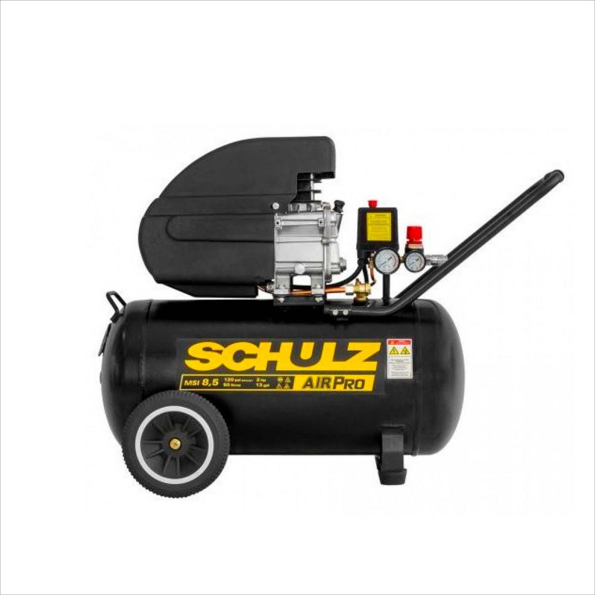 SCHULZ - Compresor 2 HP 50 Litros 9323435-0+Kit 3 Piezas