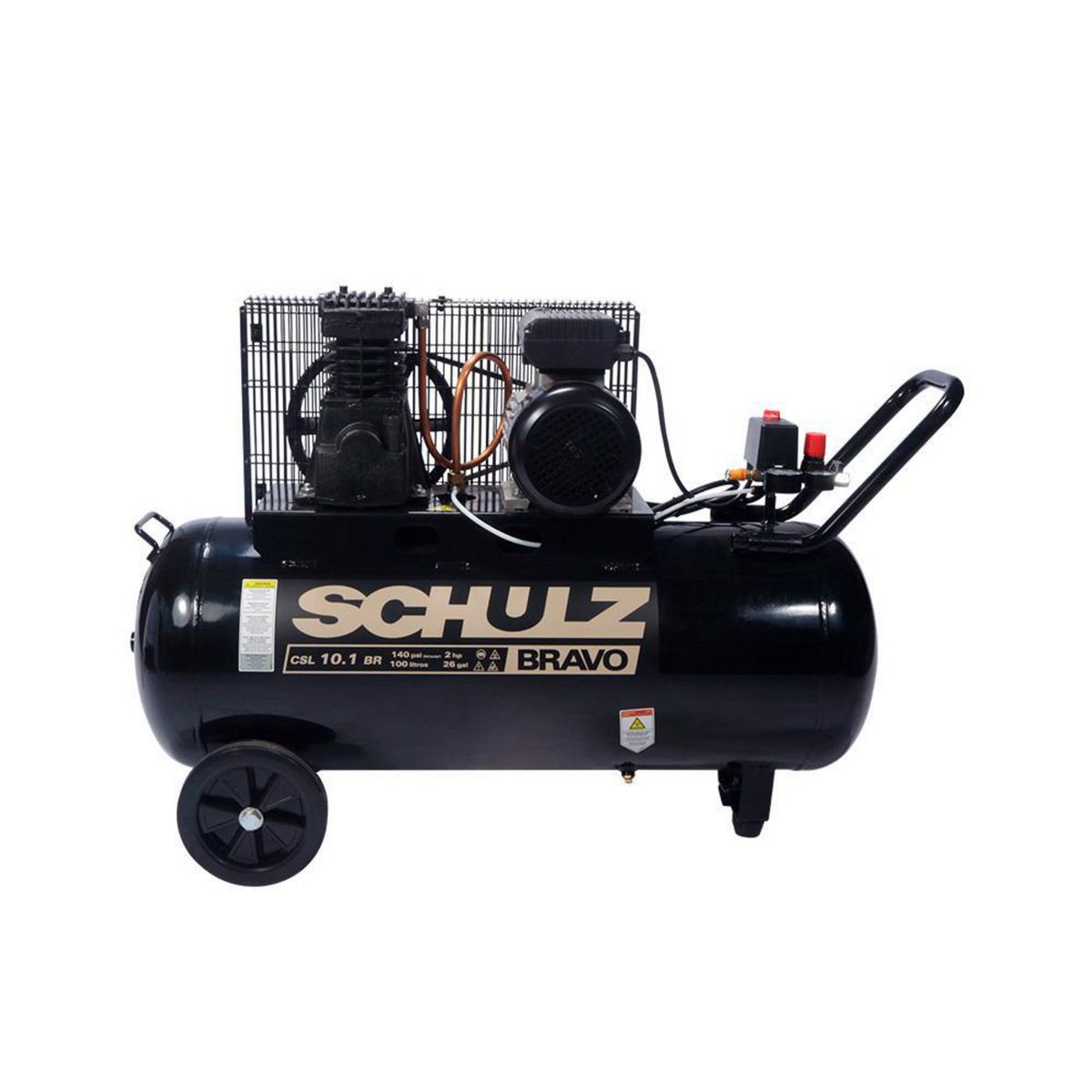 SCHULZ - Compresor 2 HP 100 Litros BRAVO