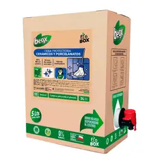 BEOX - Limpiador Abrillantador Porcelanato Ceramicas Ecobox 5 Litros