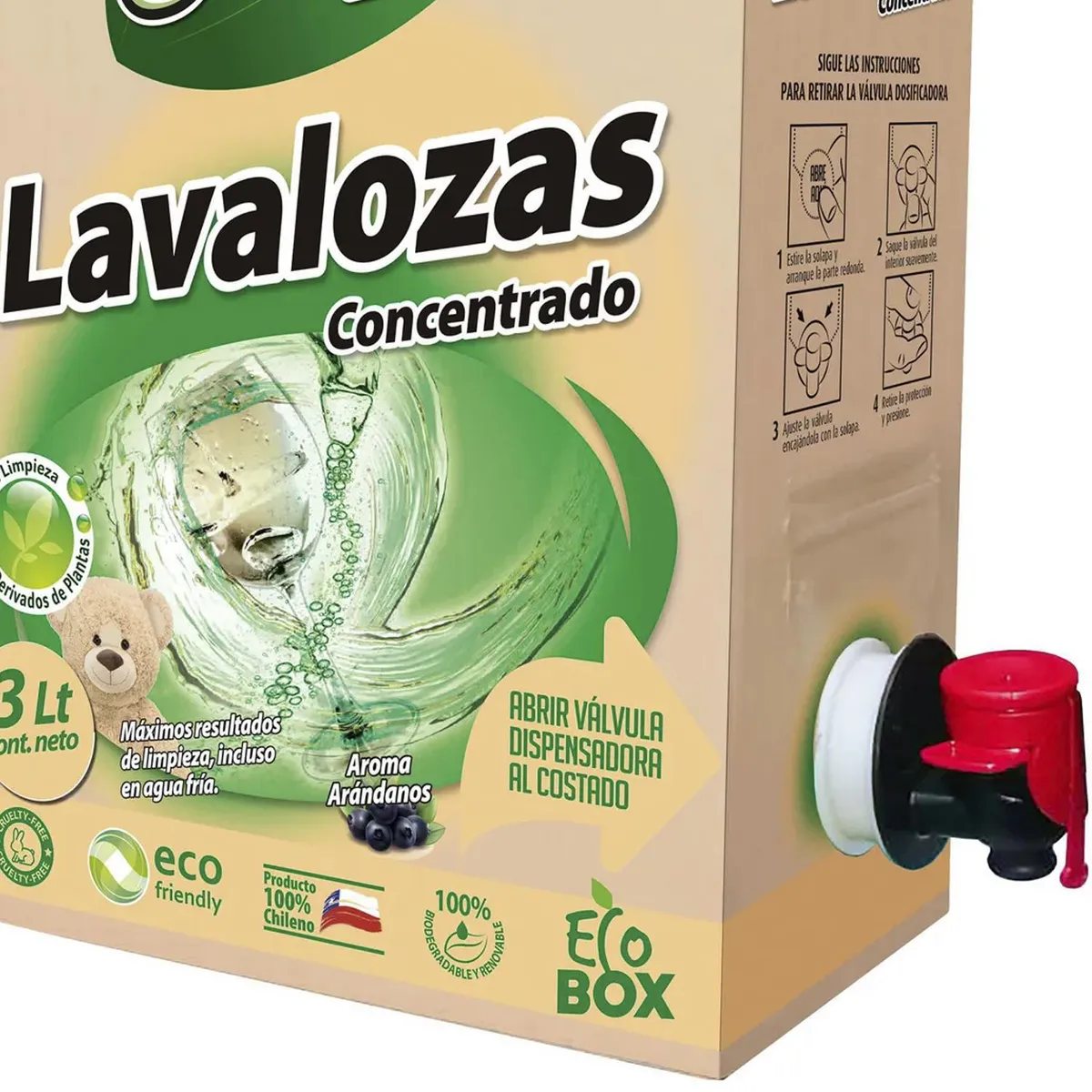 BEOX - Lavalozas Biodegradable Ecobox 3 Litros