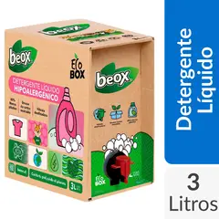 BEOX - Detergente Hipoalergenico Biodegradable Ecobox 3 Litros