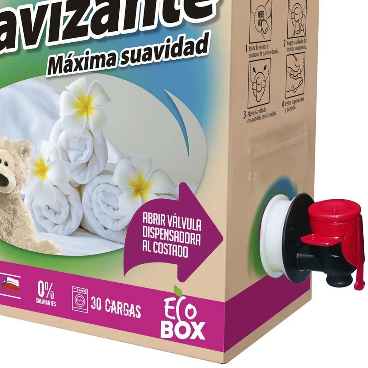 BEOX - Suavizante de Ropa Ecobox 3 Litros