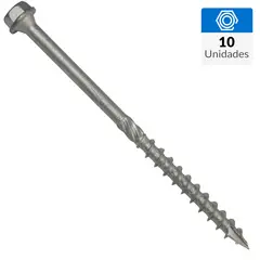 MAMUT - Tornillo Tirafondo Madera 160 mm 10 mm 10 unidad(es)