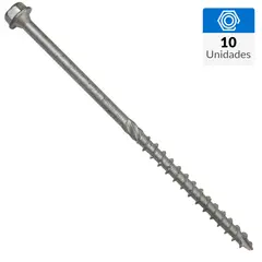 MAMUT - Tornillo Tirafondo Madera 200 mm 10 mm 10 unidad(es)