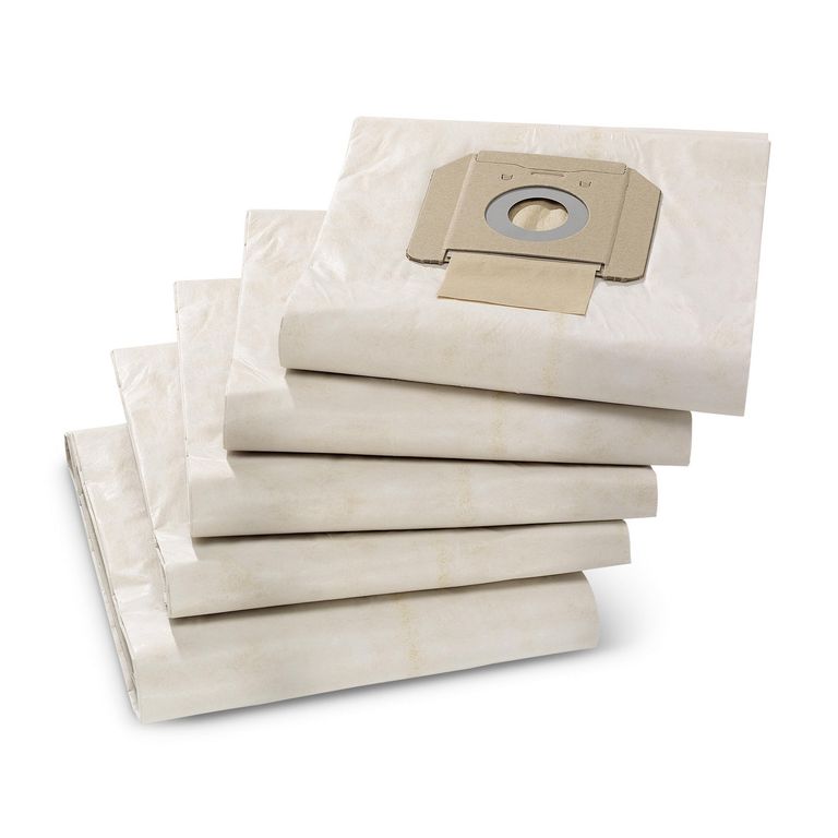 Set de Bolsa Filtro Papel Poliéster Aspiradora 48/65 Litros 5 unidades