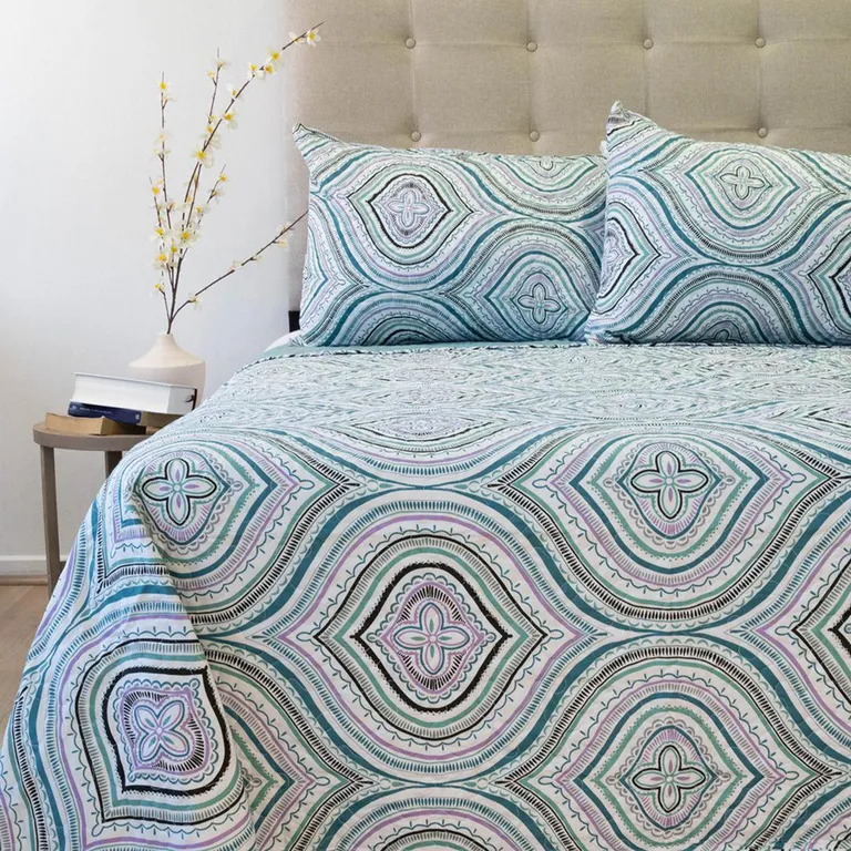 DORAL Quilt 2 plazas Stitchy Multicolor