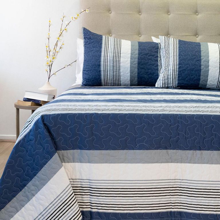 DORAL Quilt 2 plazas Stitchy Multicolor