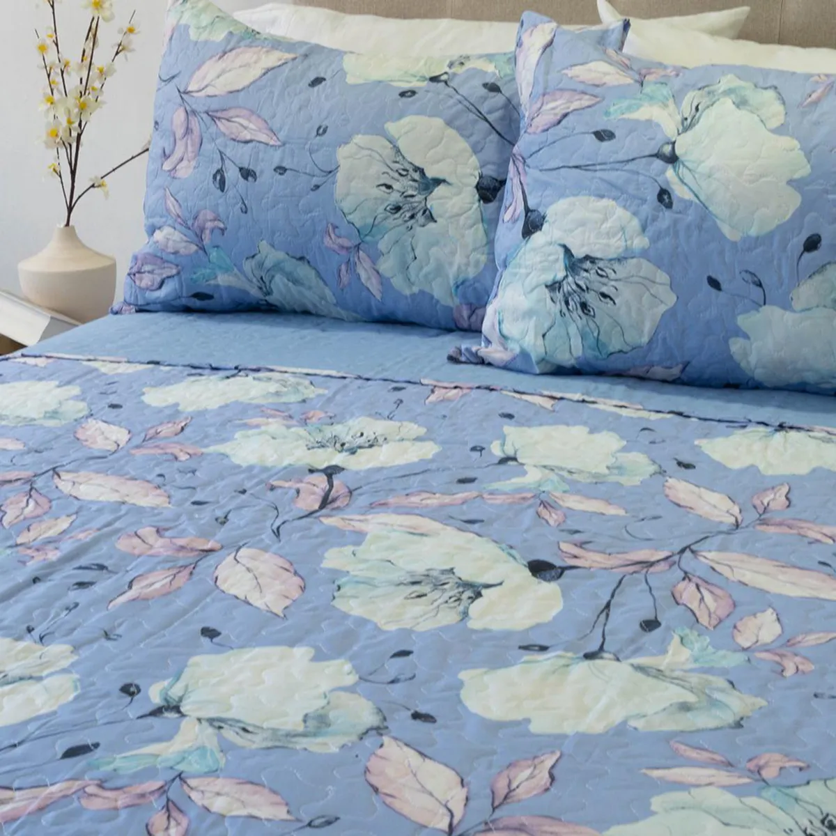 DORAL - Quilt 2 plazas Stitchy Multicolor 