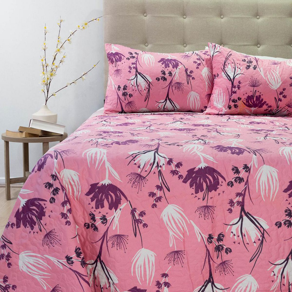 DORAL - Quilt 2 plazas Stitchy Multicolor 