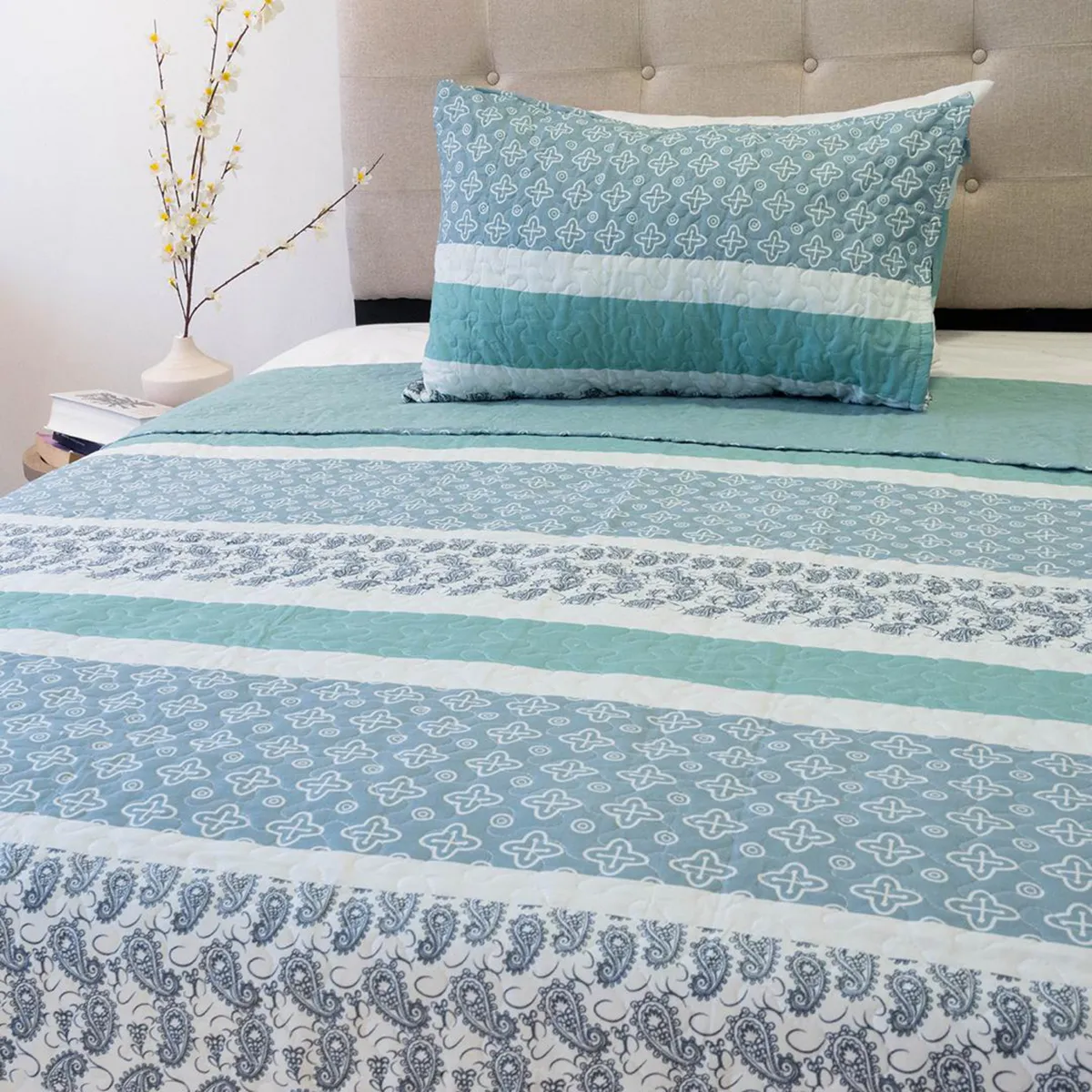 DORAL - Quilt 1.5 plazas Stitchy Multicolor 