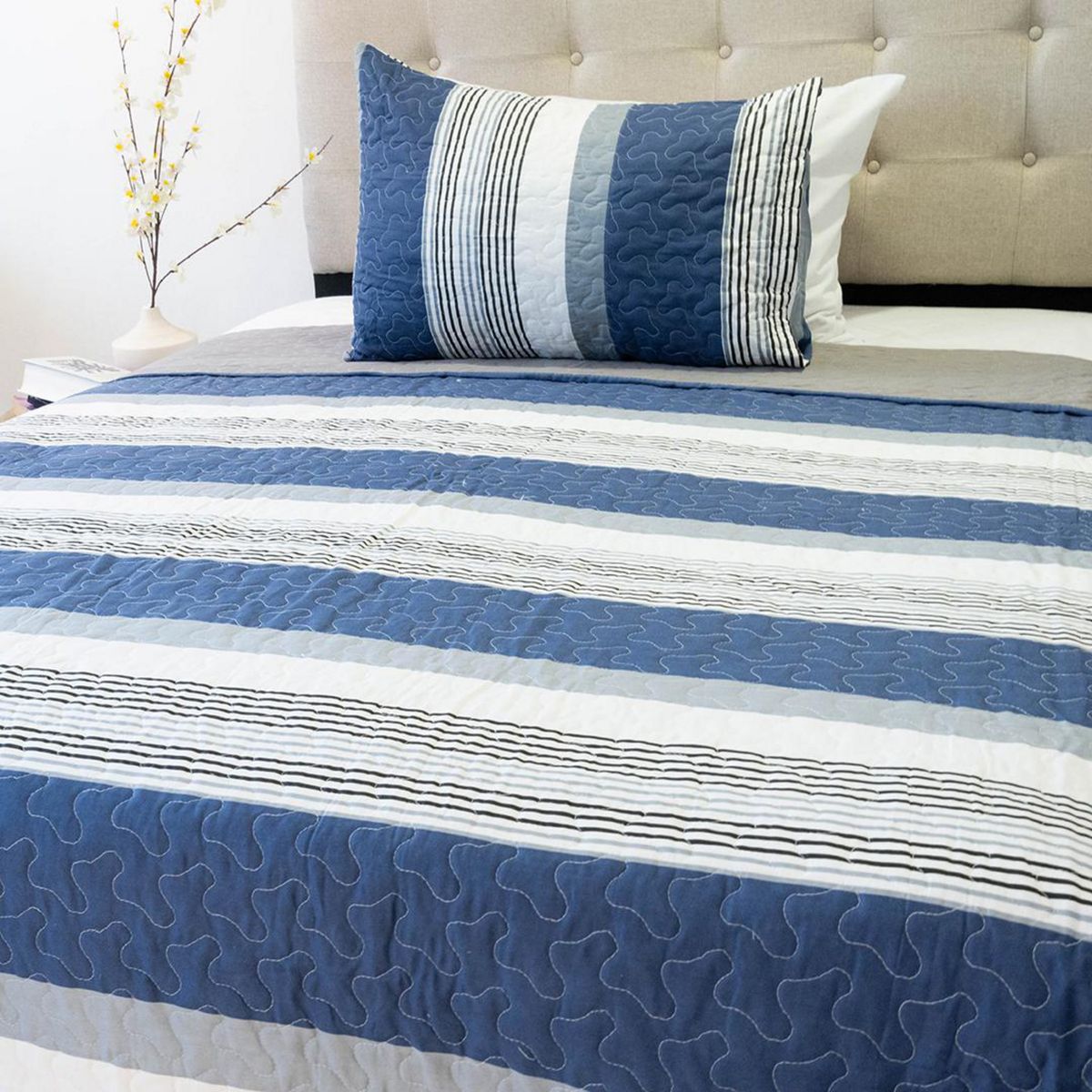 DORAL - Quilt 1.5 plazas Stitchy Multicolor