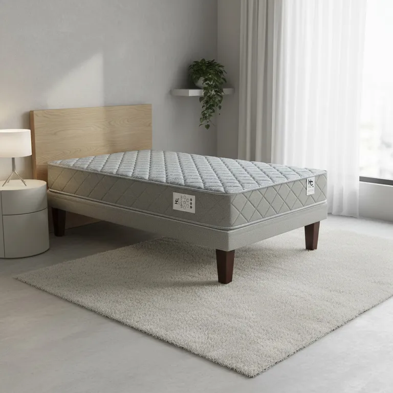 Cama 1.5 plazas Europea Soñño Gris