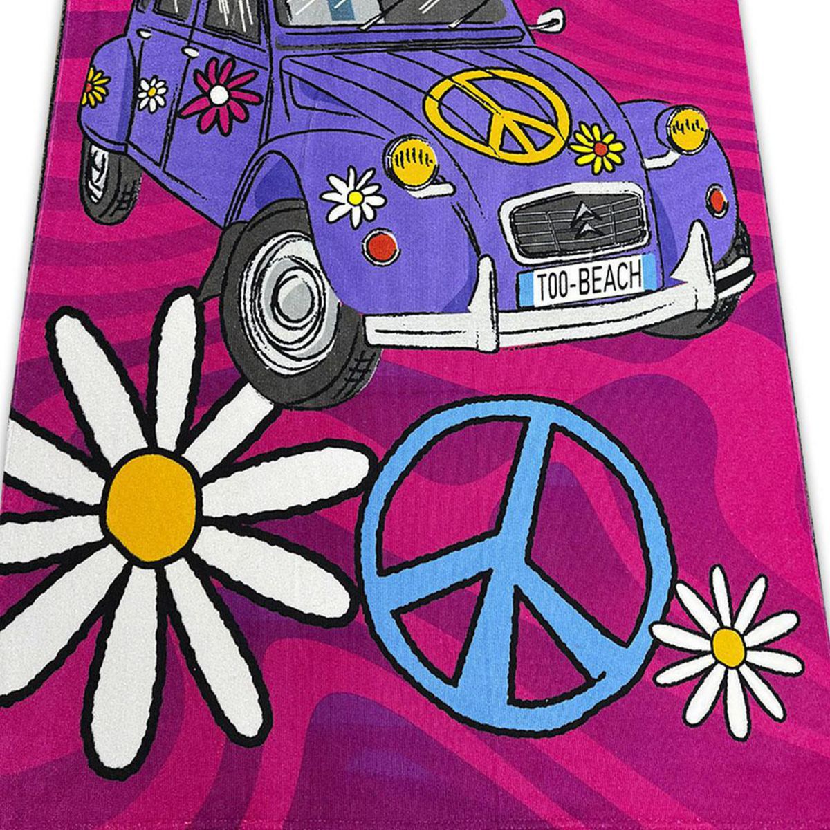 DORAL - Toalla Playa 120 gr Poliéster 70x140 cm Multicolor