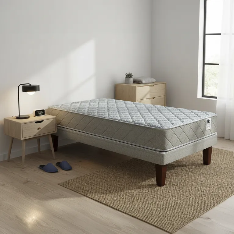 Cama 1 plaza Europea Soñño Gris