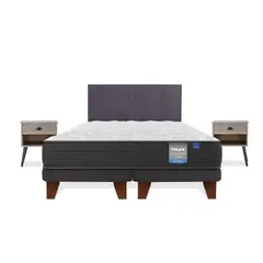FLEX - Cama Europea King Europea Europdic Dual Gris