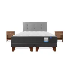 FLEX - Cama Europea King Europea Europdic Dual Gris