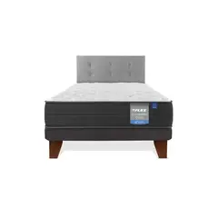 FLEX - Cama Europea 1.5 plazas Europea Europdic Dual Gris