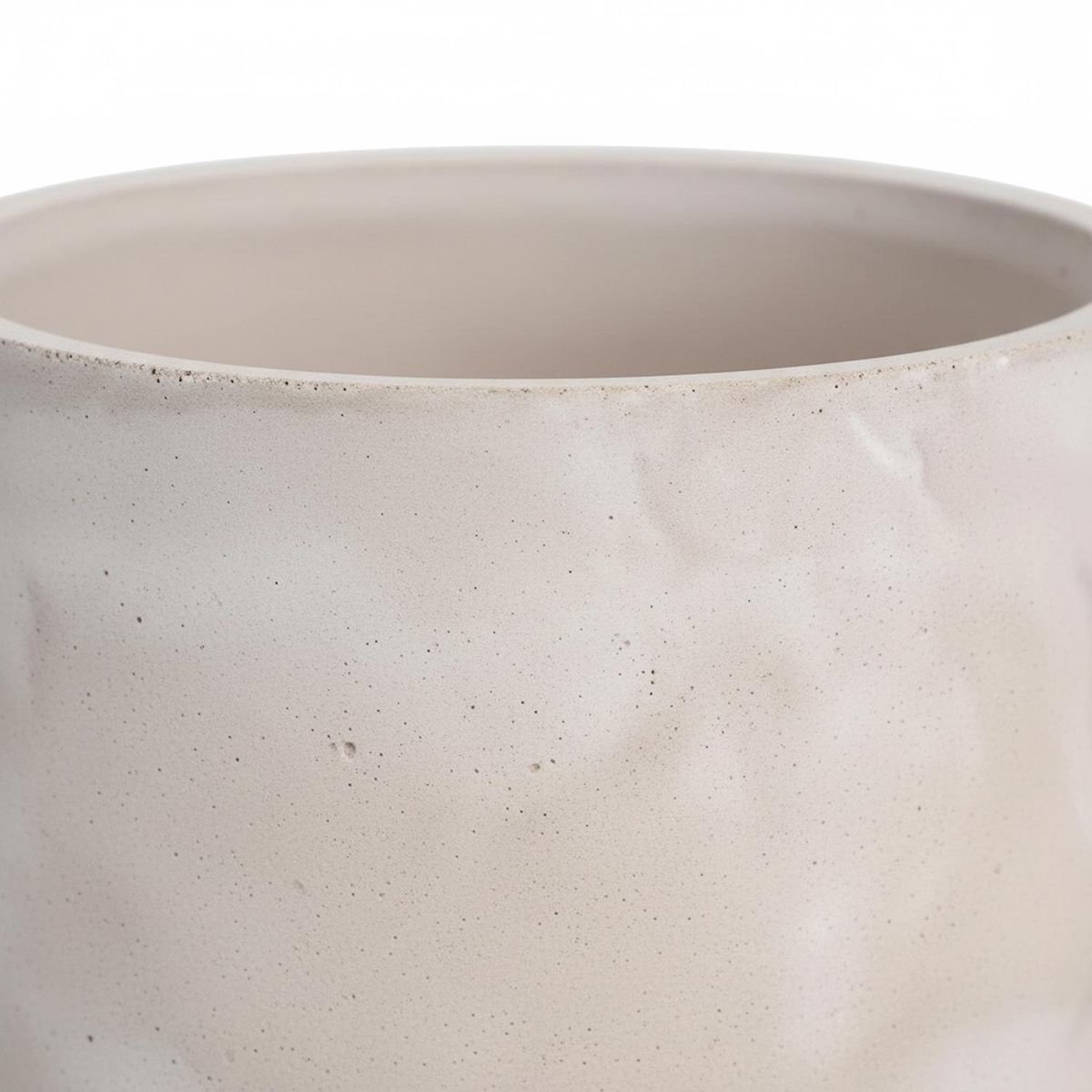 JAPI - Macetero de Cerámica 55x59 cm Beige