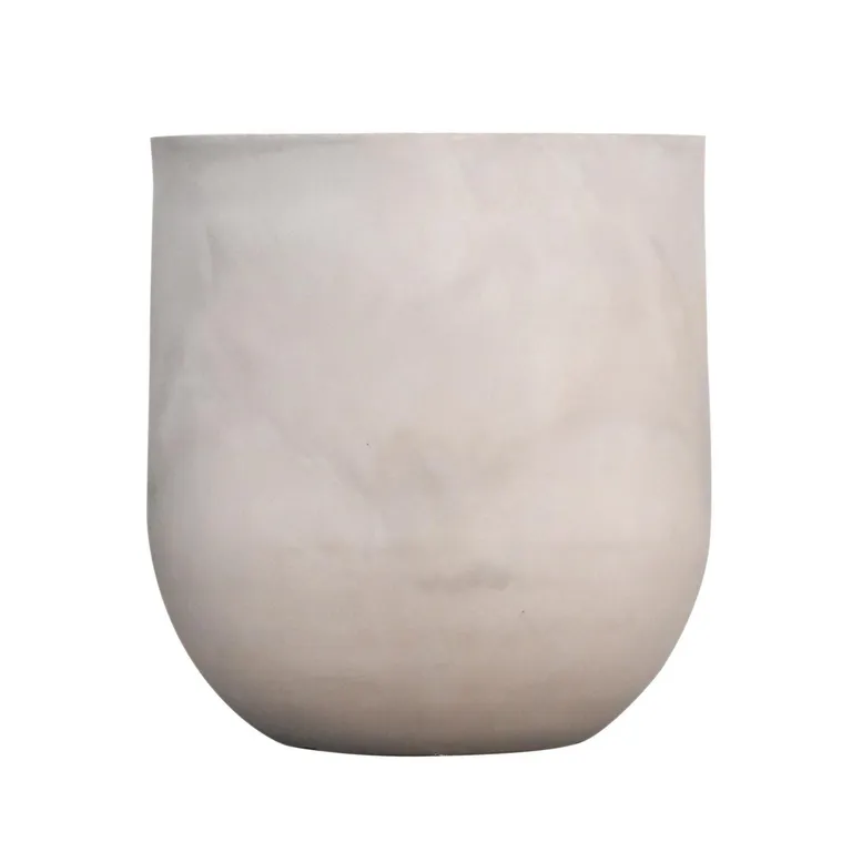Macetero de Cerámica 33x33.5 cm Beige