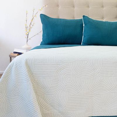 Imagen 2 del producto Quilt King BICOLOR PETROLEO-VERDE